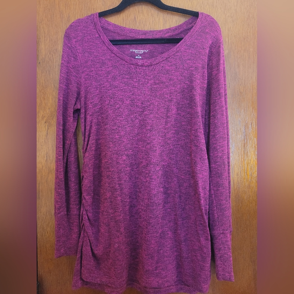 Liz Lange for Target Pink Tunic Sweater Relaxed Fit